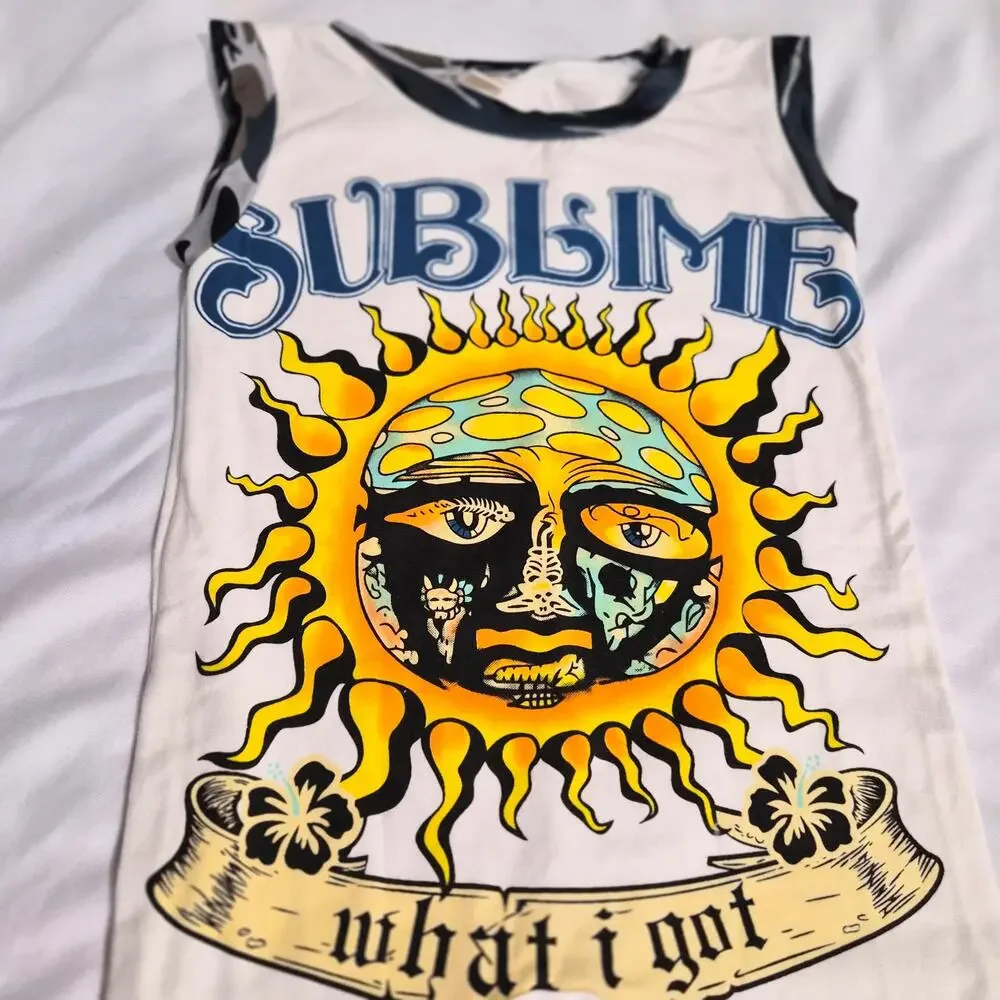 Sublime What I Got Sun Camo Trim Graphic Baby Romper Jumpsuit 86 12-18M - Picture 3 of 8